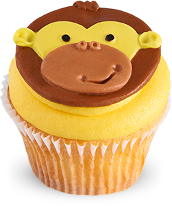 Monkey cupcake Vanilla